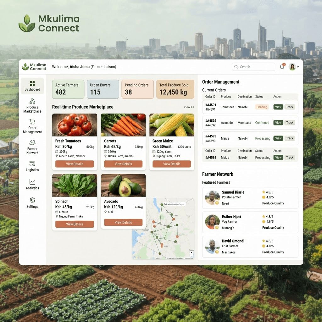 Mkulima Connect project screenshot