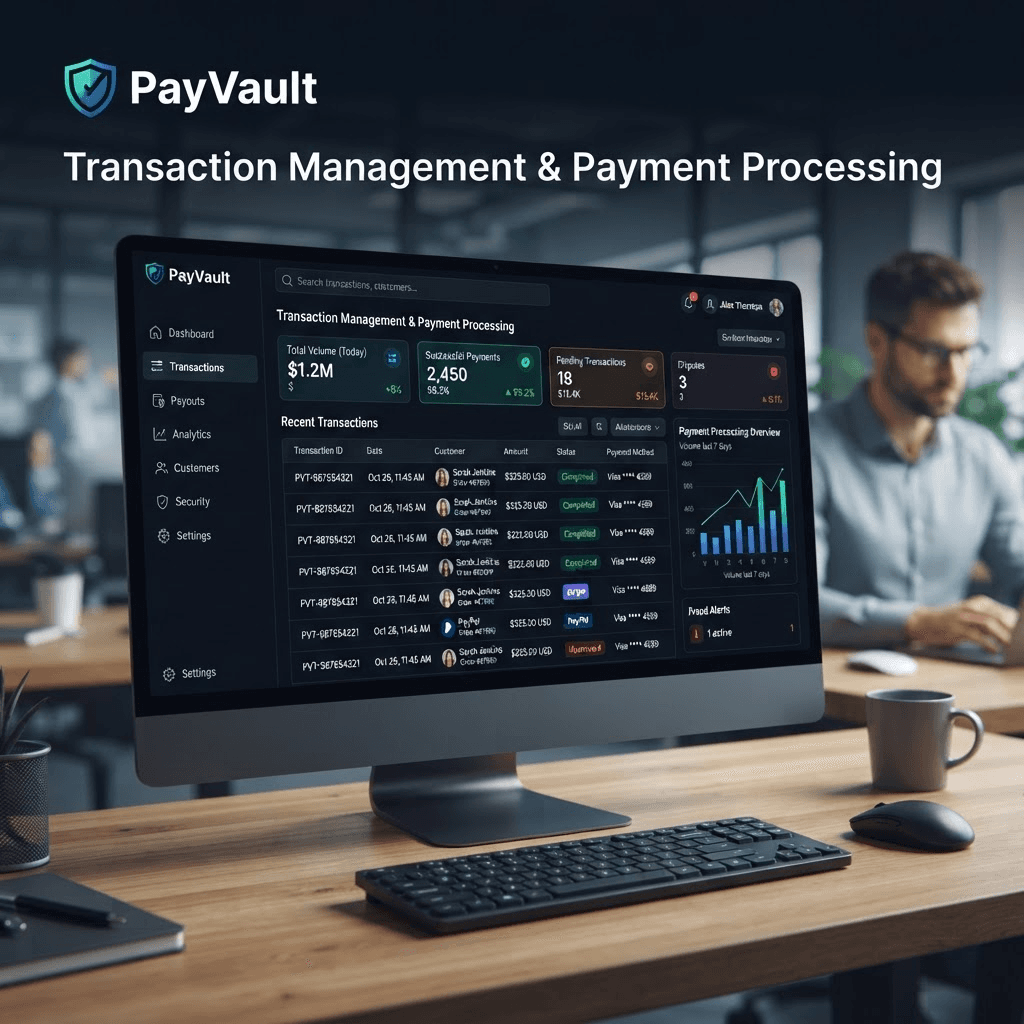 PayVault project – Development by SasAfrik PayVault case study thumbnail – SasAfrik portfolio