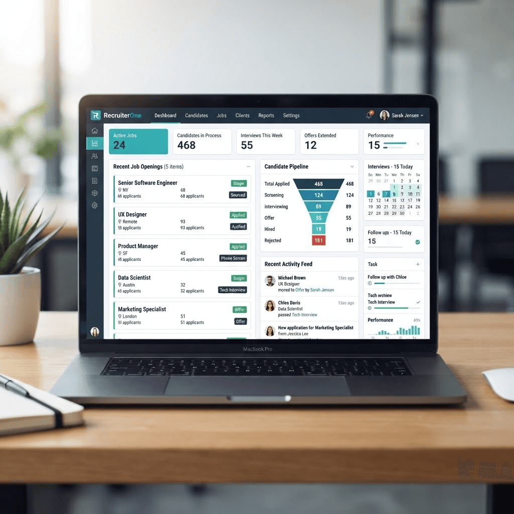 RecruiterOne project – Development by SasAfrik RecruiterOne case study thumbnail – SasAfrik portfolio