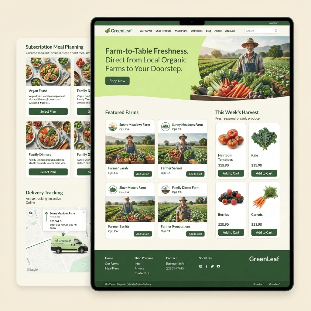 GreenLeaf digital product case study by SasAfrik GreenLeaf case study hero image – SasAfrik
