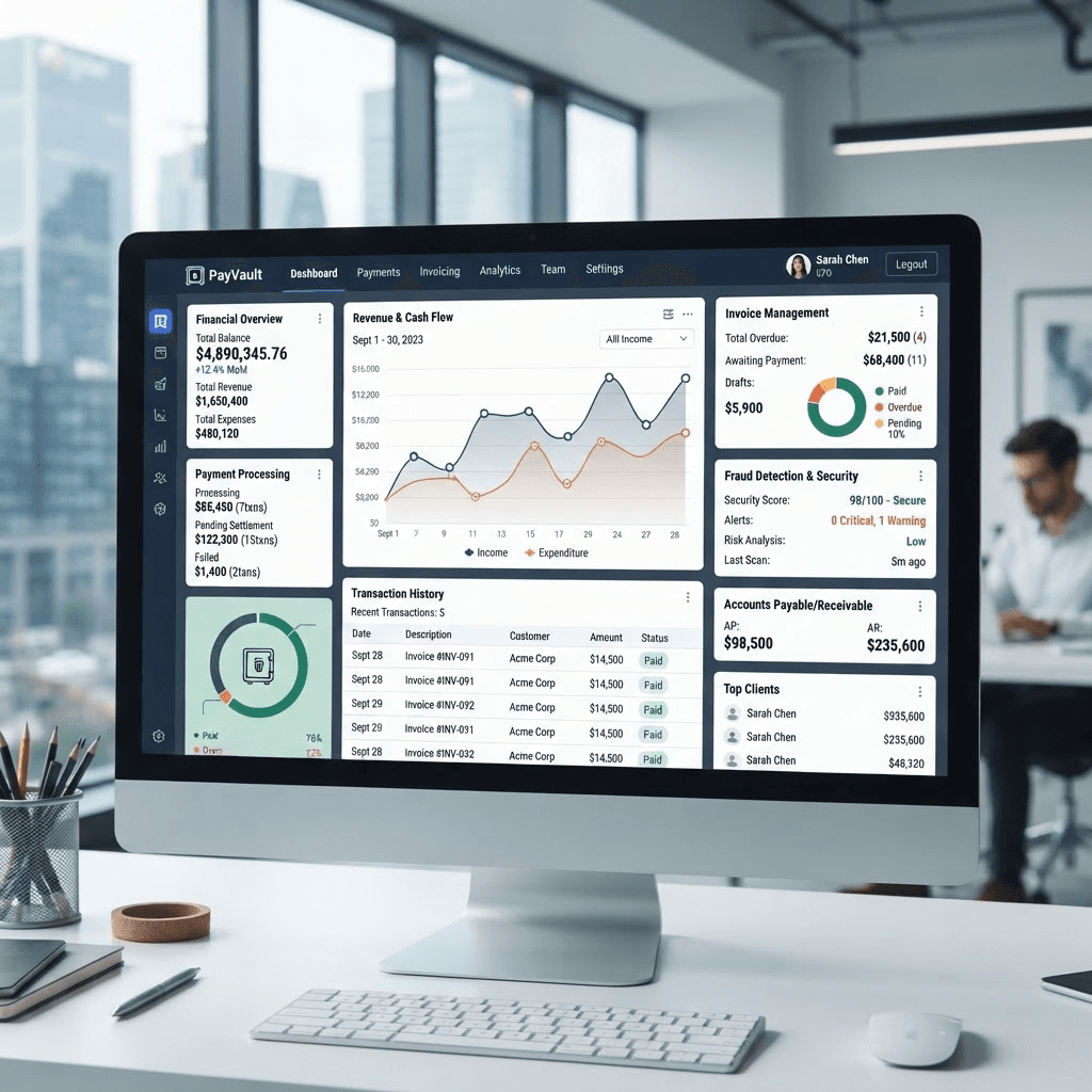 PayVault digital product case study by SasAfrik PayVault case study hero image – SasAfrik
